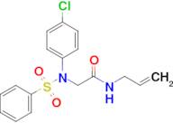 N-allyl-2-(N-(4-chlorophenyl)phenylsulfonamido)acetamide