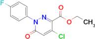 Ethyl 4-chloro-1-(4-fluorophenyl)-6-oxo-1,6-dihydropyridazine-3-carboxylate