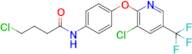 4-Chloro-N-(4-((3-chloro-5-(trifluoromethyl)pyridin-2-yl)oxy)phenyl)butanamide