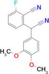 2-(Cyano(3,4-dimethoxyphenyl)methyl)-6-fluorobenzonitrile