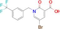 5-Bromo-2-oxo-1-(3-(trifluoromethyl)benzyl)-1,2-dihydropyridine-3-carboxylic acid