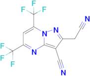2-(Cyanomethyl)-5,7-bis(trifluoromethyl)pyrazolo[1,5-a]pyrimidine-3-carbonitrile