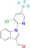 1-(3-Chloro-5-(trifluoromethyl)pyridin-2-yl)-1H-indole-3-carbaldehyde