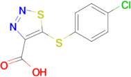 5-((4-Chlorophenyl)thio)-1,2,3-thiadiazole-4-carboxylic acid