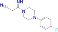 3-(4-(4-Fluorophenyl)piperazin-1-yl)-3-iminopropanenitrile