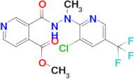 Methyl 3-(2-(3-chloro-5-(trifluoromethyl)pyridin-2-yl)-2-methylhydrazine-1-carbonyl)isonicotinate