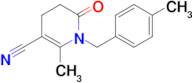 2-Methyl-1-(4-methylbenzyl)-6-oxo-1,4,5,6-tetrahydropyridine-3-carbonitrile