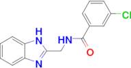 N-((1H-benzo[d]imidazol-2-yl)methyl)-3-chlorobenzamide