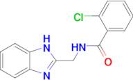 N-((1H-benzo[d]imidazol-2-yl)methyl)-2-chlorobenzamide