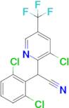 2-(3-Chloro-5-(trifluoromethyl)pyridin-2-yl)-2-(2,6-dichlorophenyl)acetonitrile