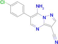 7-Amino-6-(4-chlorophenyl)pyrazolo[1,5-a]pyrimidine-3-carbonitrile