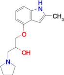 1-((2-Methyl-1H-indol-4-yl)oxy)-3-(pyrrolidin-1-yl)propan-2-ol
