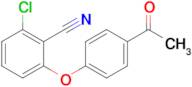 2-(4-Acetylphenoxy)-6-chlorobenzonitrile
