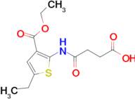 4-((3-(Ethoxycarbonyl)-5-ethylthiophen-2-yl)amino)-4-oxobutanoic acid