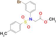 Methyl N-(3-bromophenyl)-N-tosylglycinate