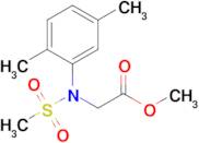 Methyl N-(2,5-dimethylphenyl)-N-(methylsulfonyl)glycinate