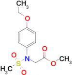 Methyl N-(4-ethoxyphenyl)-N-(methylsulfonyl)glycinate