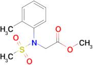 Methyl N-(methylsulfonyl)-N-(o-tolyl)glycinate