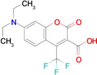 7-(Diethylamino)-2-oxo-4-(trifluoromethyl)-2H-chromene-3-carboxylic acid