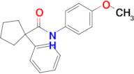 N-(4-methoxyphenyl)-1-phenylcyclopentane-1-carboxamide