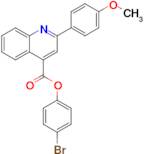 4-Bromophenyl 2-(4-methoxyphenyl)quinoline-4-carboxylate