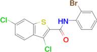 N-(2-bromophenyl)-3,6-dichlorobenzo[b]thiophene-2-carboxamide