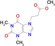 Methyl 3-(1,3-dimethyl-2,6-dioxo-1,2,3,6-tetrahydro-7H-purin-7-yl)propanoate