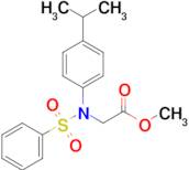 Methyl N-(4-isopropylphenyl)-N-(phenylsulfonyl)glycinate