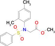 Methyl N-(2,4-dimethylphenyl)-N-(phenylsulfonyl)glycinate