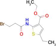 Ethyl 2-(3-bromopropanamido)-5-ethylthiophene-3-carboxylate