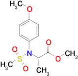 Methyl N-(4-methoxyphenyl)-N-(methylsulfonyl)-L-alaninate