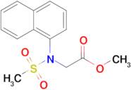 Methyl N-(methylsulfonyl)-N-(naphthalen-1-yl)glycinate