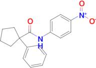 N-(4-nitrophenyl)-1-phenylcyclopentane-1-carboxamide