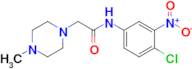 N-(4-chloro-3-nitrophenyl)-2-(4-methylpiperazin-1-yl)acetamide