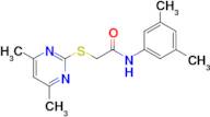 N-(3,5-dimethylphenyl)-2-((4,6-dimethylpyrimidin-2-yl)thio)acetamide