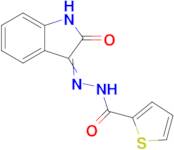 N'-(2-oxo-2,3-dihydro-1H-indol-3-ylidene)thiophene-2-carbohydrazide