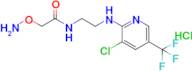 2-(Aminooxy)-N-(2-((3-chloro-5-(trifluoromethyl)pyridin-2-yl)amino)ethyl)acetamide hydrochloride