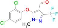 5-(2,4-Dichlorophenoxy)-1-methyl-3-(trifluoromethyl)-1H-pyrazole-4-carbaldehyde