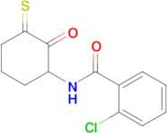 2-Chloro-N-(2-oxo-3-thioxocyclohexyl)benzamide