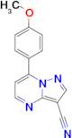 7-(4-Methoxyphenyl)pyrazolo[1,5-a]pyrimidine-3-carbonitrile