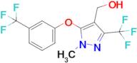 (1-Methyl-3-(trifluoromethyl)-5-(3-(trifluoromethyl)phenoxy)-1H-pyrazol-4-yl)methanol