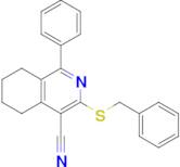 3-(Benzylthio)-1-phenyl-5,6,7,8-tetrahydroisoquinoline-4-carbonitrile