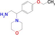 2-(4-Ethoxyphenyl)-2-morpholinoethan-1-amine