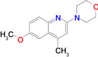 4-(6-Methoxy-4-methylquinolin-2-yl)morpholine