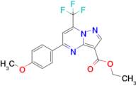 Ethyl 5-(4-methoxyphenyl)-7-(trifluoromethyl)pyrazolo[1,5-a]pyrimidine-3-carboxylate