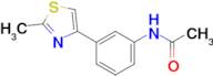 N-(3-(2-methylthiazol-4-yl)phenyl)acetamide