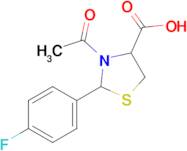 3-Acetyl-2-(4-fluorophenyl)thiazolidine-4-carboxylic acid