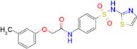 N-(4-(N-(thiazol-2-yl)sulfamoyl)phenyl)-2-(m-tolyloxy)acetamide