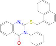 2-((Naphthalen-1-ylmethyl)thio)-3-phenylquinazolin-4(3H)-one