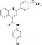 N-(4-bromophenyl)-2-(4-methoxyphenyl)quinoline-4-carboxamide